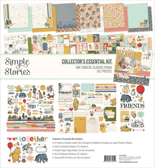 Simple Stories Collector's Essential Kit 12"X12"-Say Cheese Classic Pooh - 5A002KC0-1GLSB - 810150775709
