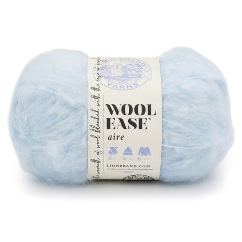 Lion Brand Wool-Ease Aire Yarn-Ice - 5A002G81-1GHPC - 023032140827