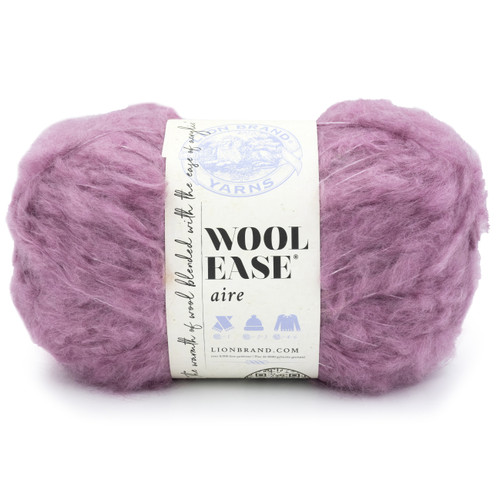 Lion Brand Wool-Ease Aire Yarn-Lilac - 5A002G81-1GHPF - 023032140742