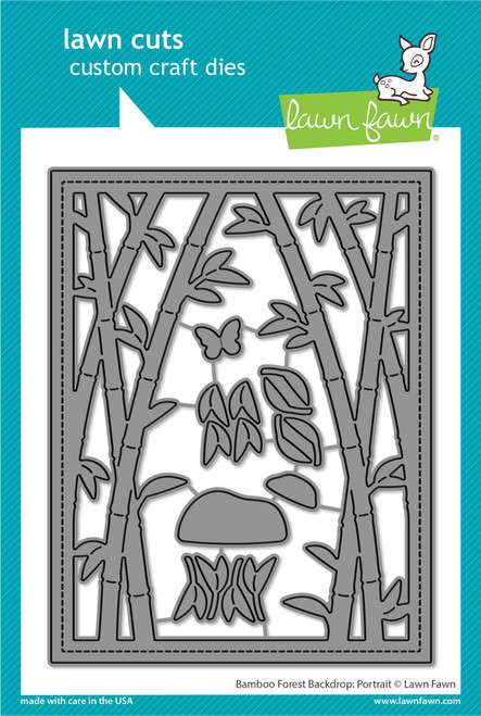 Lawn Cuts Custom Craft Die-Bamboo Forest Portrait Backdrop - 5A002JWC-1GLD8 - 783385673334