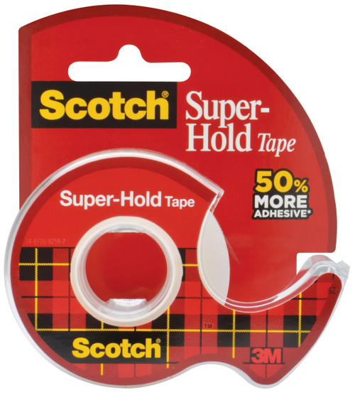 Scotch Super-Hold Tape 198 - .75"X650" - 5A002JYB-1GLGQ - 638060077726