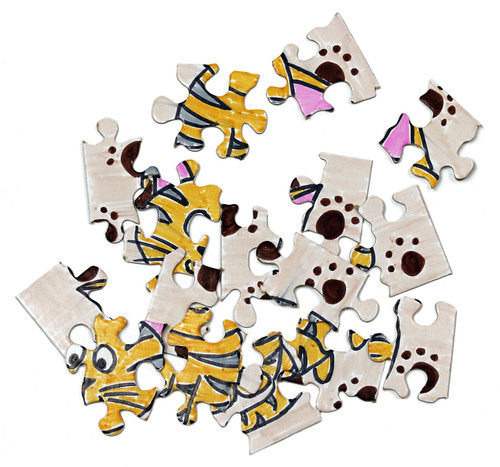 Hygloss Compoz-A-Puzzle Blank Jigsaw Puzzle 4"X5.5" 24/Pkg-16 Pieces - 5A002K4D-1GLL5 Hygloss Compoz-A-Puzzle Blank Jigsaw Puzzle 4"X5.5" 24/Pkg-16 Pieces - 5A002K4D-1GLL5