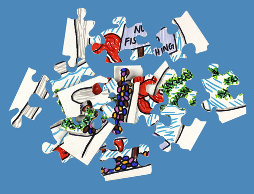 Hygloss Compoz-A-Puzzle Blank Jigsaw Puzzle 4"X5.5" 24/Pkg-16 Pieces - 5A002K4D-1GLL5 Hygloss Compoz-A-Puzzle Blank Jigsaw Puzzle 4"X5.5" 24/Pkg-16 Pieces - 5A002K4D-1GLL5