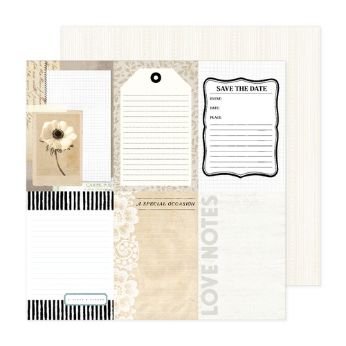 25 Pack - A Perfect Match Double-Sided Cardstock 12"X12"-Save The Date - APM12-25956 - 765468074658