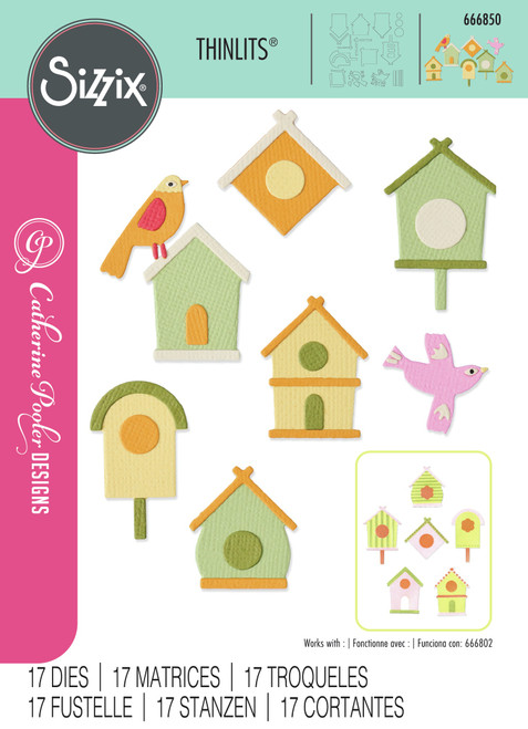 Sizzix Thinlits Die Set By Catherine Pooler 17/Pkg-Good Place To Land #2 - 5A002CNZ-1GG5K Sizzix Thinlits Die Set By Catherine Pooler 17/Pkg-Good Place To Land #2 - 5A002CNZ-1GG5K