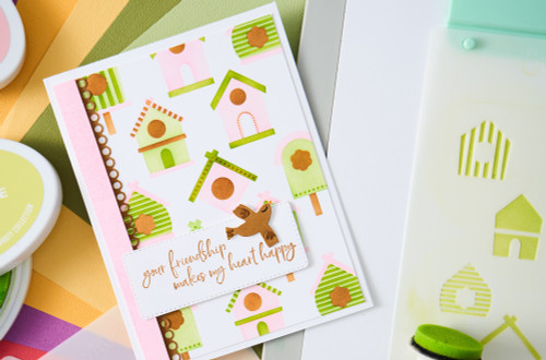 Sizzix A6 Layered Stencils By Catherine Pooler 4/Pkg-Good Place To Land - 5A002CN0-1GG5Y
