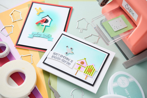 Sizzix A6 Layered Stencils By Catherine Pooler 4/Pkg-Good Place To Land - 5A002CN0-1GG5Y