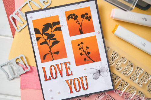 Sizzix A5 Clear Stamps By 49 And Market-Fine Stems 01 - 5A002CNG-1GG54