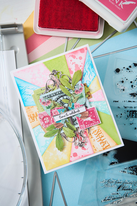 Sizzix A5 Clear Stamps W/Framelits Dies By 49 And Market-Build-A-Burst Artsy Lace Mix - 5A002CN6-1GG62 Sizzix A5 Clear Stamps W/Framelits Dies By 49 And Market-Build-A-Burst Artsy Lace Mix - 5A002CN6-1GG62