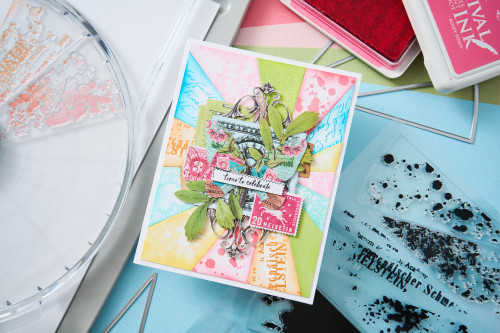 Sizzix A5 Clear Stamps W/Framelits Dies By 49 And Market-Build-A-Burst Artsy Lace Mix - 5A002CN6-1GG62 Sizzix A5 Clear Stamps W/Framelits Dies By 49 And Market-Build-A-Burst Artsy Lace Mix - 5A002CN6-1GG62