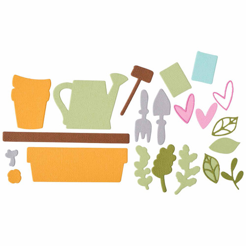 Sizzix Thinlits Die Set By Catherine Pooler 18/Pkg-Greenhouse Finds #2 - 5A002CN1-1GG67 - 630454290926
