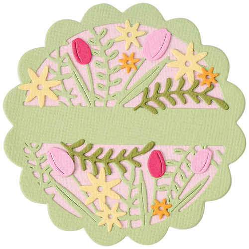 Sizzix Thinlits Die Set By Catherine Pooler 6/Pkg-Tulips & Blooms Circle - 5A002CN8-1GG5D - 630454290940