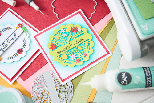 Sizzix Thinlits Die Set By Catherine Pooler 6/Pkg-Tulips & Blooms Circle - 5A002CN8-1GG5D