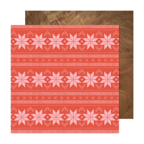 25 Pack Mittens & Mistletoe Double-Sided Cardstock 12"X12"-Sweater Weather CPMM12-13730 - 718813116091