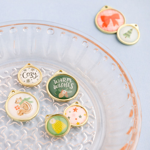 3 Pack - Mittens & Mistletoe Epoxy Charms 10/Pkg- - CPMM3750 3 Pack - Mittens & Mistletoe Epoxy Charms 10/Pkg- - CPMM3750