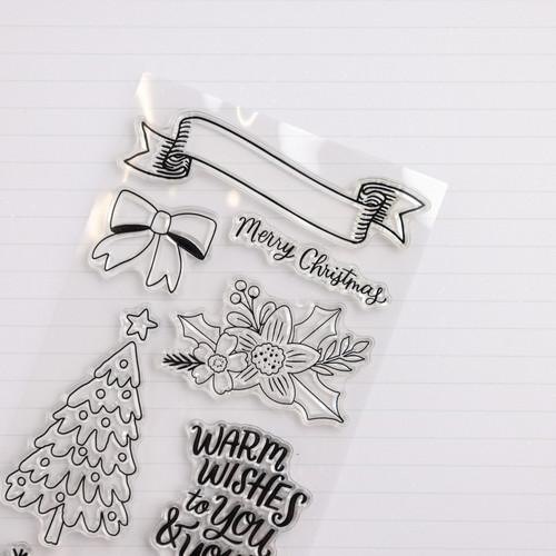 3 Pack - Mittens & Mistletoe Acrylic Clear Stamps 8/Pkg- - CPMM3748