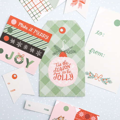 3 Pack - Mittens & Mistletoe Book Of Tags 3"X5.5" 54/Pkg-Book - CPMM3752 3 Pack - Mittens & Mistletoe Book Of Tags 3"X5.5" 54/Pkg-Book - CPMM3752