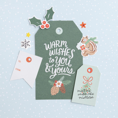 3 Pack - Mittens & Mistletoe Book Of Tags 3"X5.5" 54/Pkg-Book - CPMM3752 3 Pack - Mittens & Mistletoe Book Of Tags 3"X5.5" 54/Pkg-Book - CPMM3752