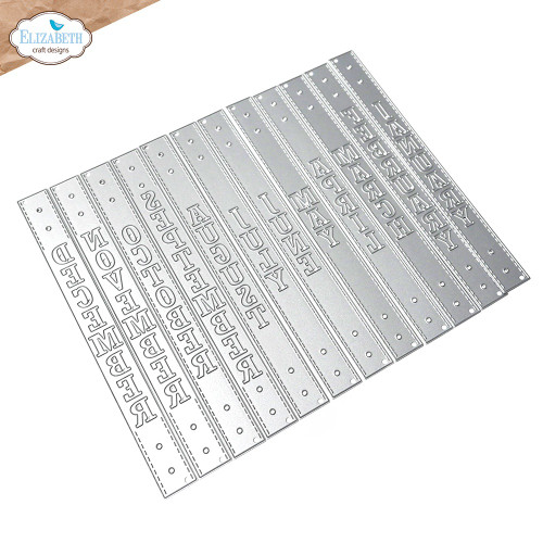 Elizabeth Craft Metal Die-Vertical Months - 5A002K0Z-1GLJK - 741527316747 Elizabeth Craft Metal Die-Vertical Months - 5A002K0Z-1GLJK - 741527316747