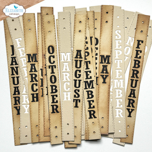 Elizabeth Craft Metal Die-Vertical Months - 5A002K0Z-1GLJK Elizabeth Craft Metal Die-Vertical Months - 5A002K0Z-1GLJK