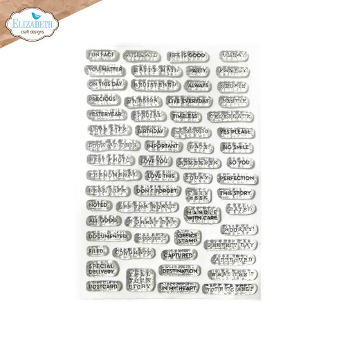 Elizabeth Craft Clear Stamps-The Mini's - 5A002K12-1GLJN - 741527316761
