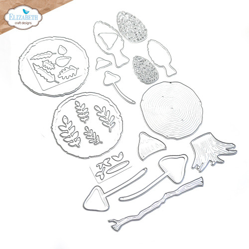 Elizabeth Craft Metal Die-Mushrooms & Tree Stumps - 5A002JY4-1GLGG Elizabeth Craft Metal Die-Mushrooms & Tree Stumps - 5A002JY4-1GLGG
