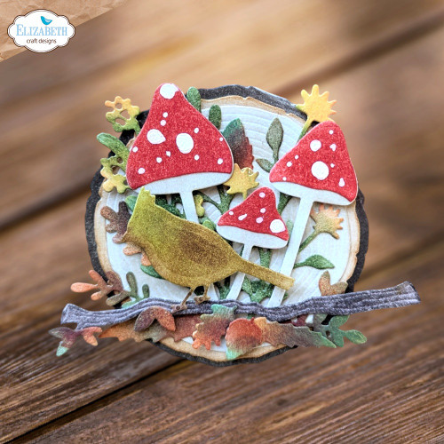 Elizabeth Craft Metal Die-Mushrooms & Tree Stumps - 5A002JY4-1GLGG Elizabeth Craft Metal Die-Mushrooms & Tree Stumps - 5A002JY4-1GLGG