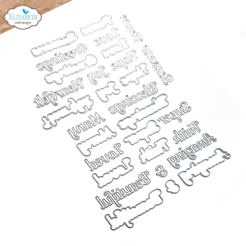 Elizabeth Craft Metal Die-Everyday Words 4 - 5A002JY8-1GLGK