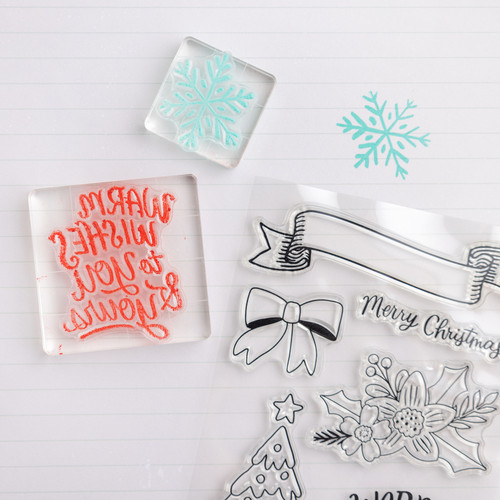 Mittens & Mistletoe Acrylic Clear Stamps 8/Pkg- - CPMM3748 Mittens & Mistletoe Acrylic Clear Stamps 8/Pkg- - CPMM3748