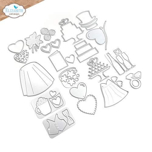 Elizabeth Craft Metal Die-Valentines And Wedding Accessories - 5A002HDN-1GJZ2 Elizabeth Craft Metal Die-Valentines And Wedding Accessories - 5A002HDN-1GJZ2