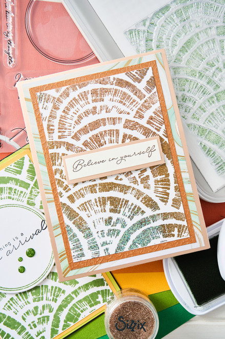 Sizzix A5 Clear Stamps W/Framelits Dies By Stacey Park 7/Pkg-Creative Coordinations, Radiance - 5A002CN3-1GG5F Sizzix A5 Clear Stamps W/Framelits Dies By Stacey Park 7/Pkg-Creative Coordinations, Radiance - 5A002CN3-1GG5F