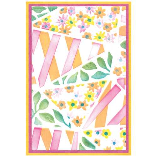 Sizzix A6 Stencil By Stacey Park 4/Pkg-Fragmented Floral #2 - 5A002CNB-1GG5R