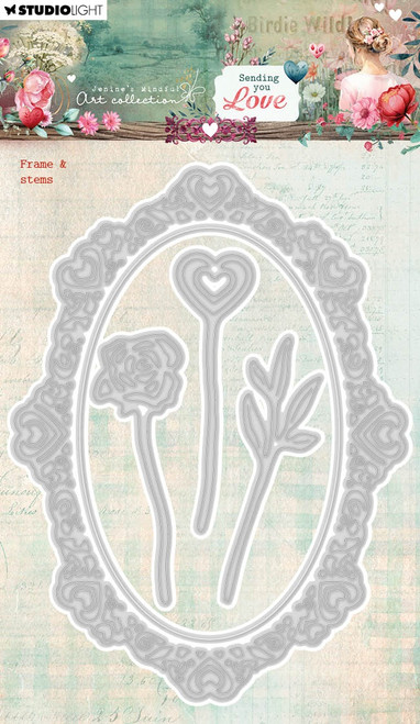 Jenine's Mindful Art Sending You Love Cutting Dies 5/Pkg-Nr. 962 Frame & Stems - 5A002LX8-1GNPL - 8713943158579 Jenine's Mindful Art Sending You Love Cutting Dies 5/Pkg-Nr. 962 Frame & Stems - 5A002LX8-1GNPL - 8713943158579