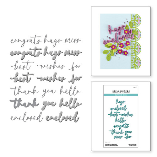 Spellbinders Etched Dies Vivid Expressions Collection-Vivid Scrip Sentiments - 5A002M8Q-1GNQZ Spellbinders Etched Dies Vivid Expressions Collection-Vivid Scrip Sentiments - 5A002M8Q-1GNQZ