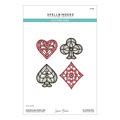 Spellbinders Etched Dies Jack of All Trades By Jaycee Gaspar-Kaleidoscop Noble Suits - 5A002M90-1GNR2 - 810146549437
