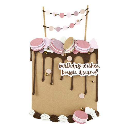 Spellbinders Etched Dies Bougie Birthday By Nina Boettcher-Ganache Gateau - 5A002M9P-1GNR8