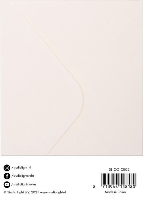 3 Pack - Studio Light Consumables Cards & Envelopes A6 20/Pkg -Nr. 02 Crme - 5A002LWV-1GNPK