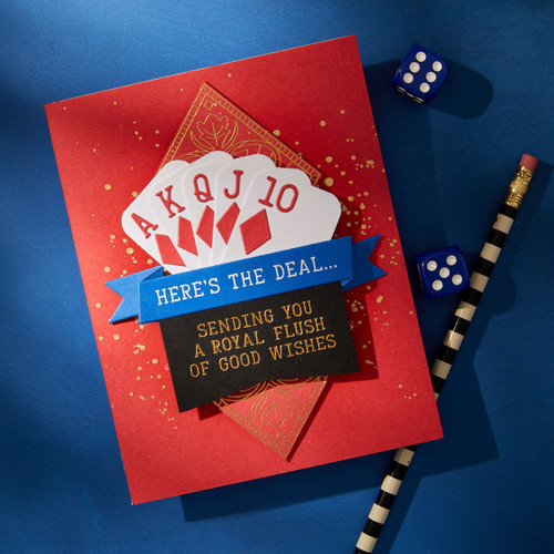 Spellbinders Better Press Plates By Jaycee Gaspar-Shuffling Sentiments - 5A002M9F-1GNRD