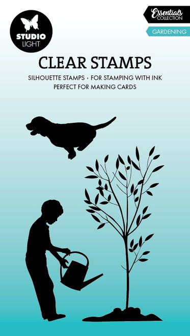 Studio Light Essentials Clear Stamps 3/Pkg-Nr. 786 Gardening - 5A002LYR-1GNP3 - 8713943157879