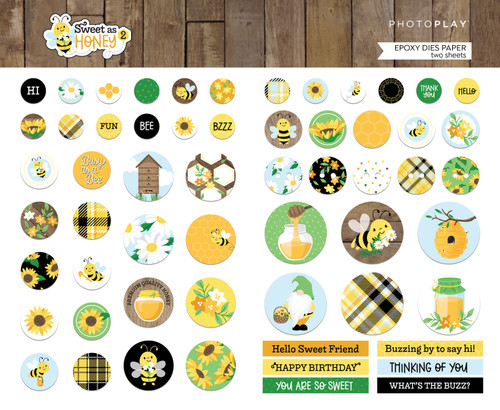 6 Pack - Sweet As Honey 2 Double-Sided Cardstock 12"X12"-Pre-Colored Dies - 5A002MP7-1GP55 - 709388348659