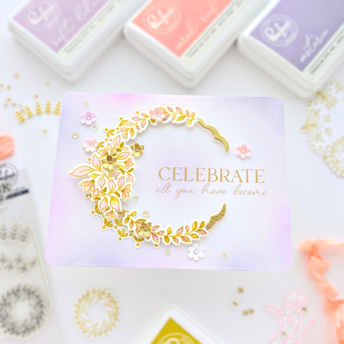 Pinkfresh Studio Clear Stamp Set 6"X8"-Floral Kaleidoscope - 5A002MM9-1GP1F Pinkfresh Studio Clear Stamp Set 6"X8"-Floral Kaleidoscope - 5A002MM9-1GP1F