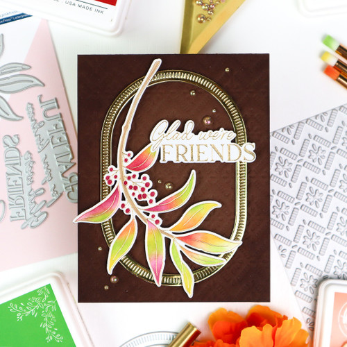 Pinkfresh Studio Press Plate-Grateful Greenery - 5A002MLX-1GP1G Pinkfresh Studio Press Plate-Grateful Greenery - 5A002MLX-1GP1G