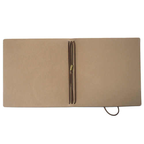Elizabeth Craft Stonewashed Art Journal XL 5.5"X5.5"-Brown Square - 5A002MR2-1GP59