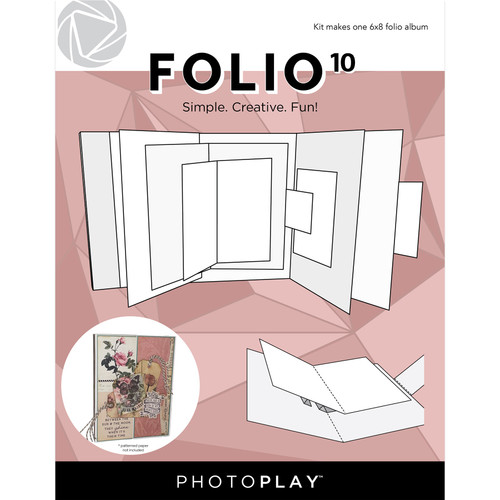 PhotoPlay Folio 10-6"X8" White - 5A002MPY-1GP4Z - 709388346761