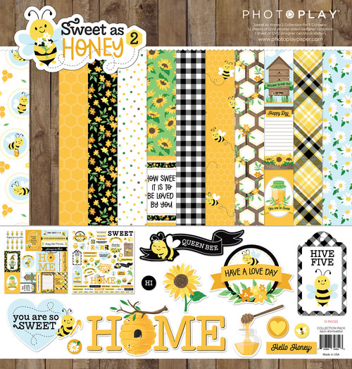 PhotoPlay Collection Pack 12"X12"-Sweet As Honey 2 - 5A002MPD-1GP4L - 709388348543