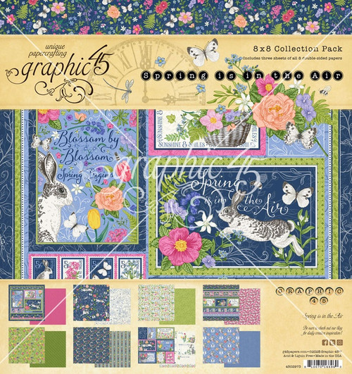Graphic 45 Collection Pack 8"X8"-Spring Is In The Air - 5A002N5H-1GPL9 - 810070166960