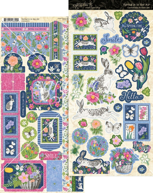 Graphic 45 Sticker Set-Spring is in the Air - 5A002N57-1GPLG