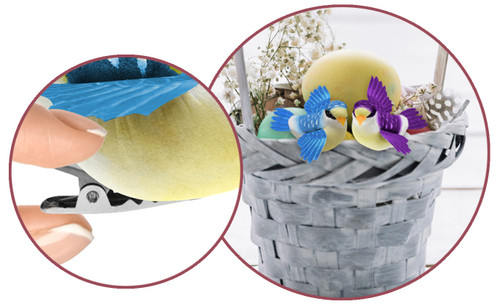 Craft Dcor Essentials FlyingBirds 3.8" 2/Pkg-Violet - 5A002LTV-1GNJ8 Craft Dcor Essentials FlyingBirds 3.8" 2/Pkg-Violet - 5A002LTV-1GNJ8