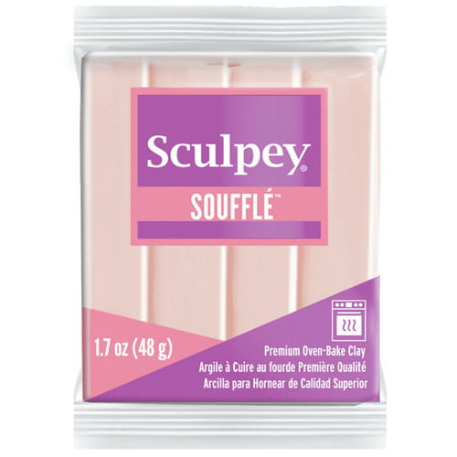 5 Pack - Sculpey Souffle Clay 1.7oz-Almond Rose - SU6-1GPLX - 715891605516