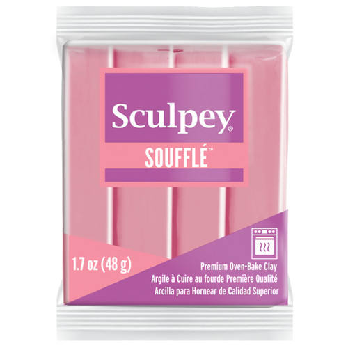 5 Pack - Sculpey Souffle Clay 1.7oz-French Pink - SU6-1GPM1 - 715891601419